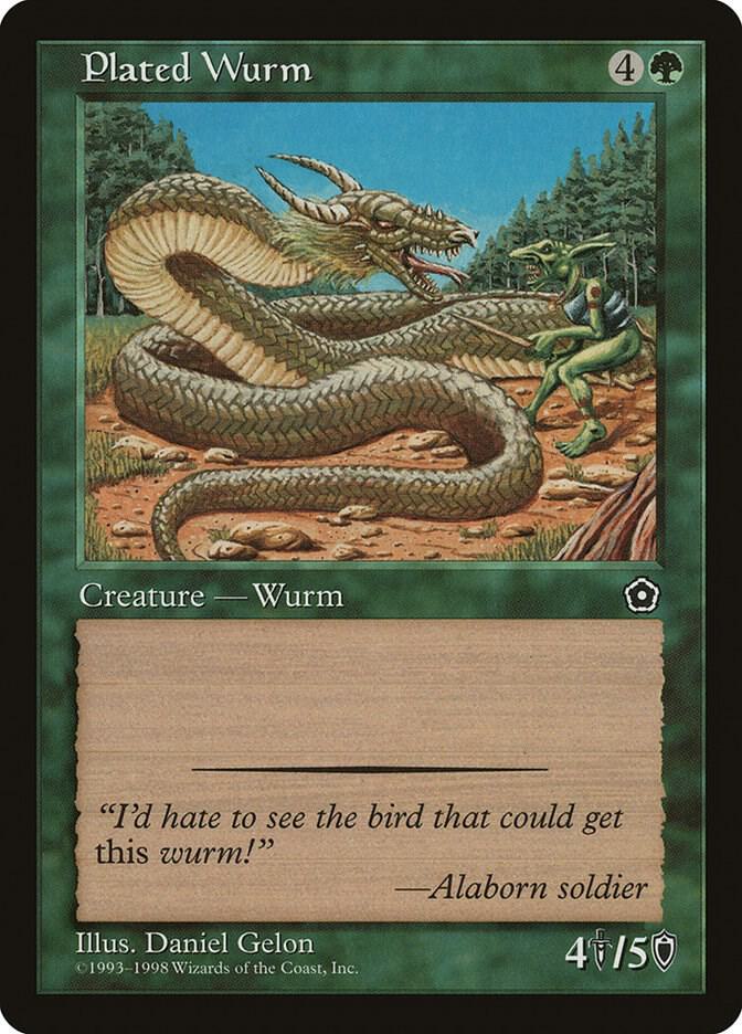Plated Wurm, Portal Second Age #192