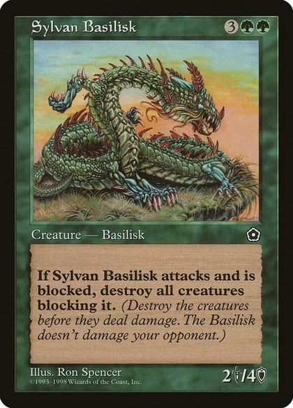 Sylvan Basilisk, Portal Second Age #221