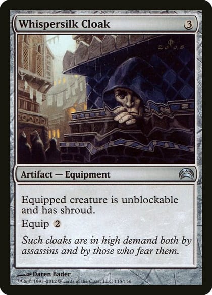 Whispersilk Cloak, Planechase 2012 115