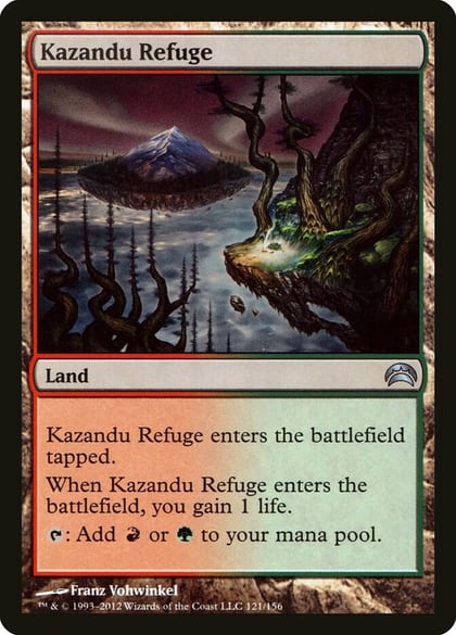 Kazandu Refuge, Planechase 2012 121
