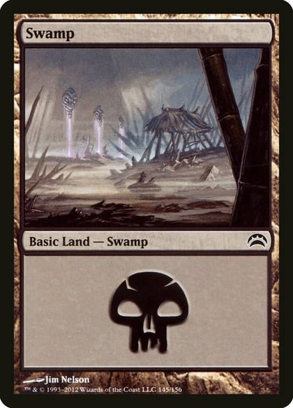 Swamp (145), Planechase 2012 145