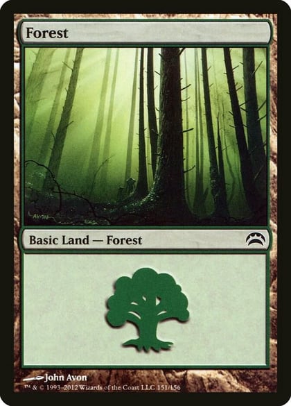 Forest (151), Planechase 2012 151