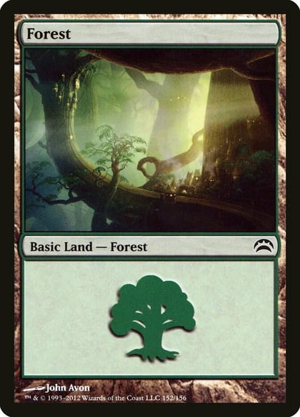 Forest (152), Planechase 2012 152