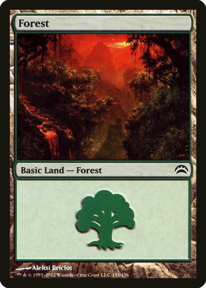 Forest (153), Planechase 2012 153