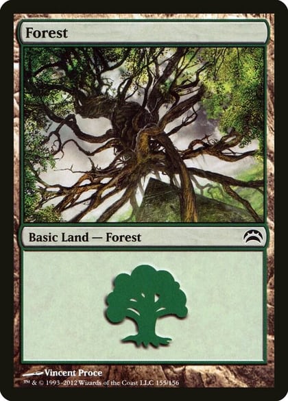 Forest (155), Planechase 2012 155