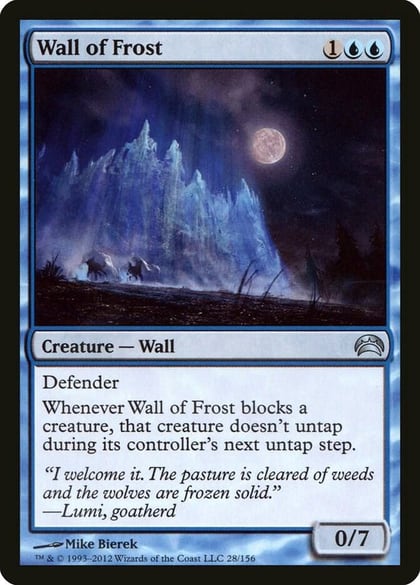 Wall of Frost, Planechase 2012 28
