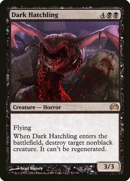 Dark Hatchling, Planechase 2012 32