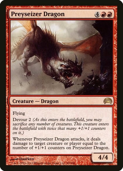 Preyseizer Dragon, Planechase 2012 50