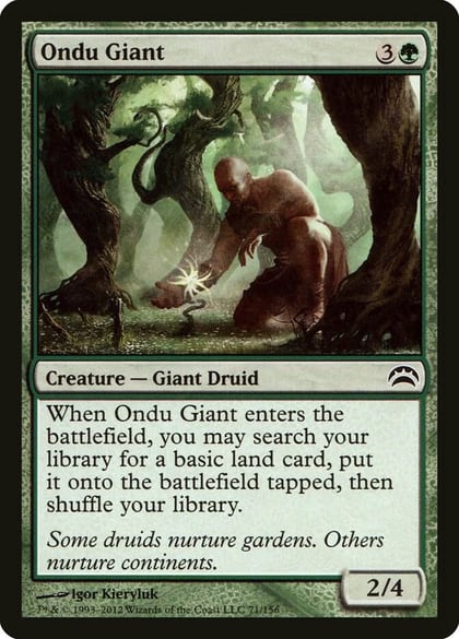 Ondu Giant, Planechase 2012 71