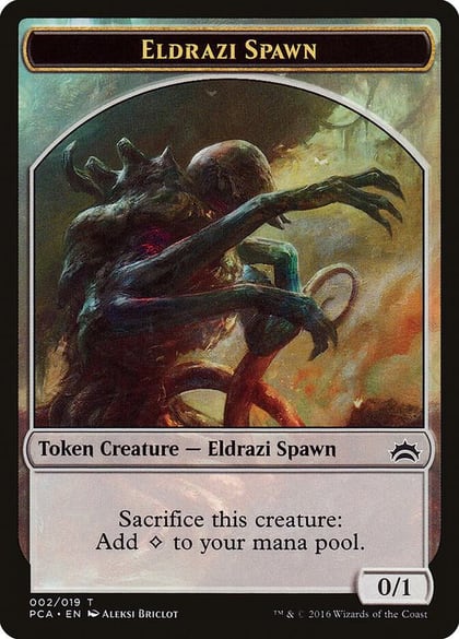Eldrazi Spawn (002) // Eldrazi Double-Sided Token, Planechase Anthology 2 // 1