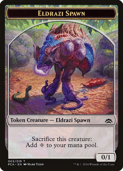 Eldrazi Spawn (003) // Eldrazi Double-Sided Token, Planechase Anthology 3 // 1