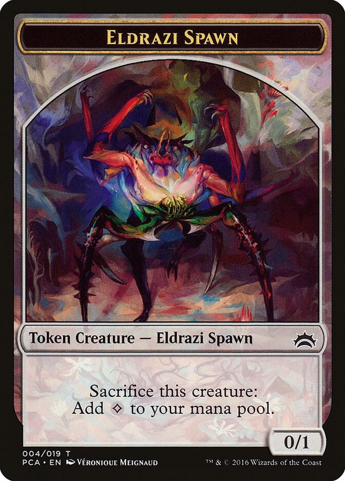 Eldrazi Spawn (004) // Eldrazi Double-Sided Token, Planechase Anthology 4 // 1
