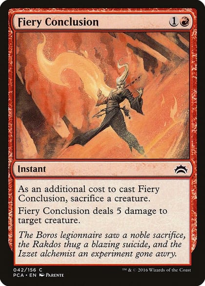 Fiery Conclusion, Planechase Anthology 42
