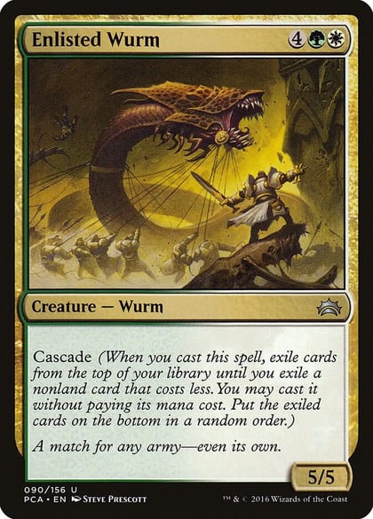 Enlisted Wurm, Planechase Anthology 90
