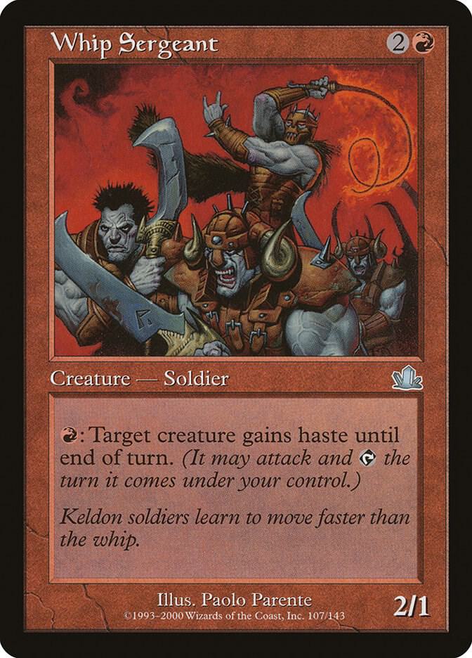 Whip Sergeant, Prophecy 107