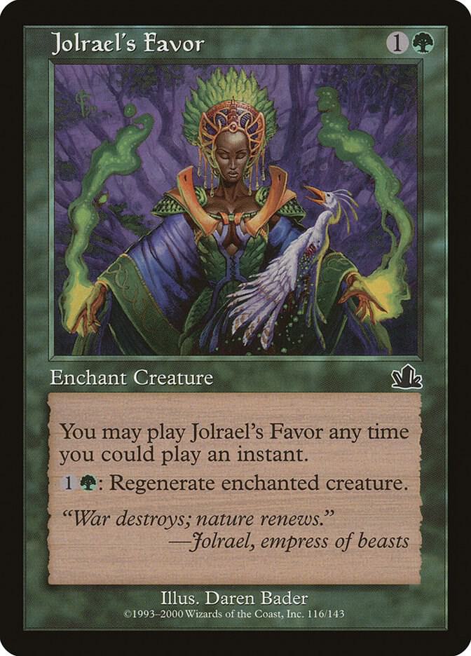 Jolrael's Favor, Prophecy 116