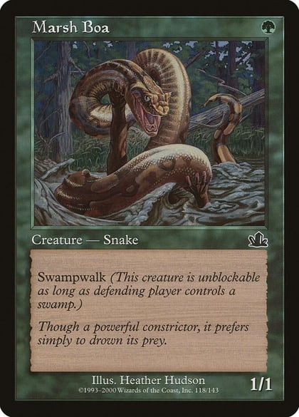 Marsh Boa, Prophecy 118