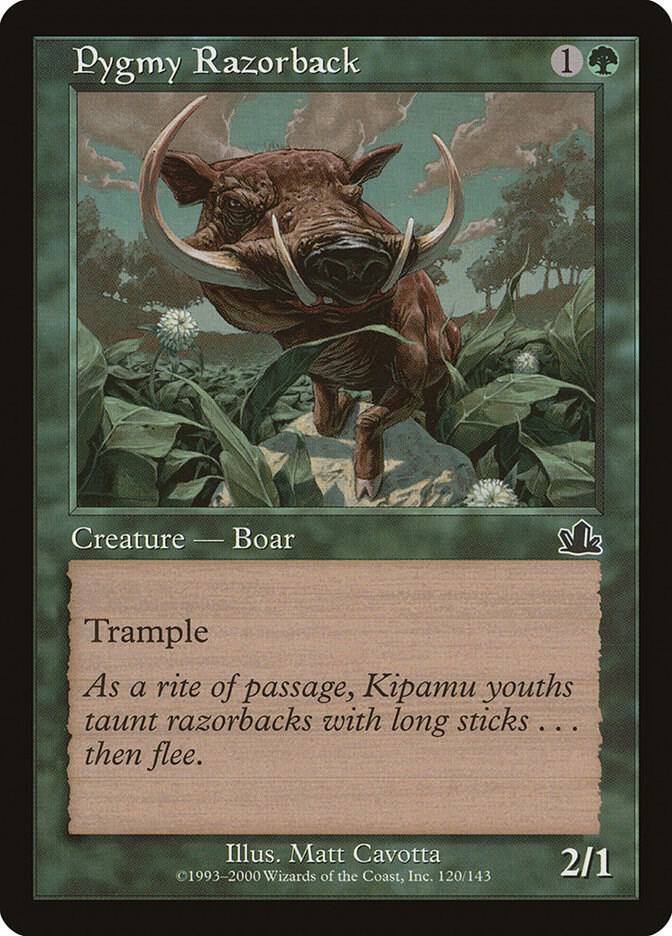 Pygmy Razorback, Prophecy 120