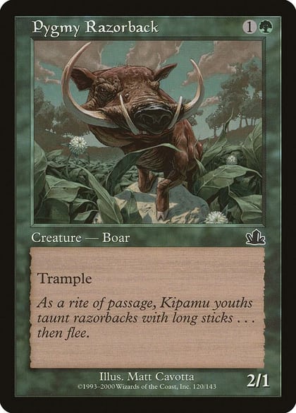 Pygmy Razorback, Prophecy 120