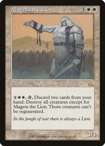 Mageta the Lion, Prophecy 13