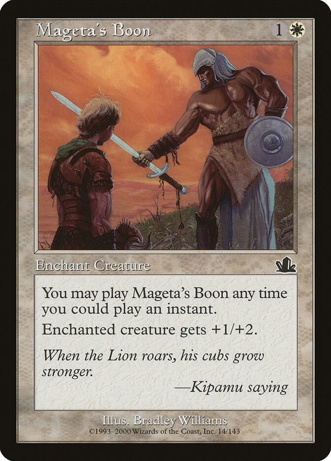 Mageta's Boon, Prophecy 14