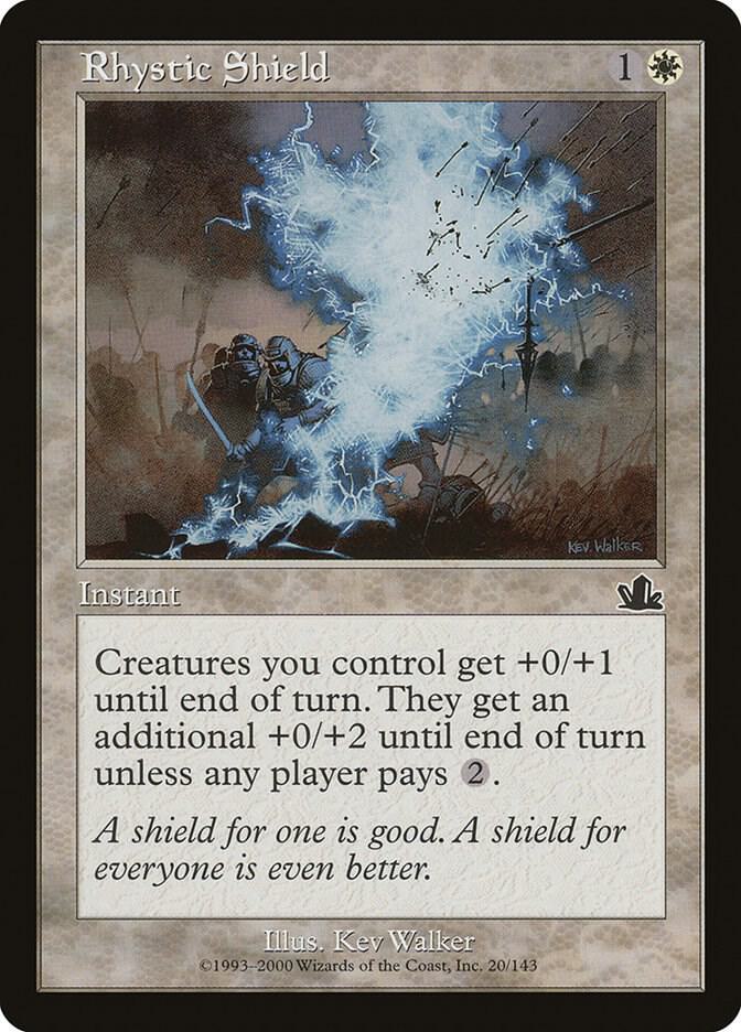 Rhystic Shield, Prophecy 20