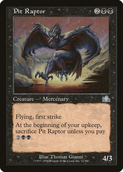Pit Raptor, Prophecy 72