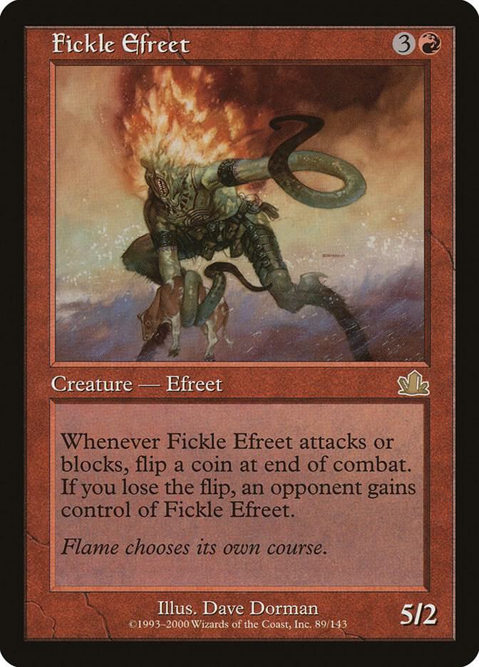 Fickle Efreet, Prophecy 89