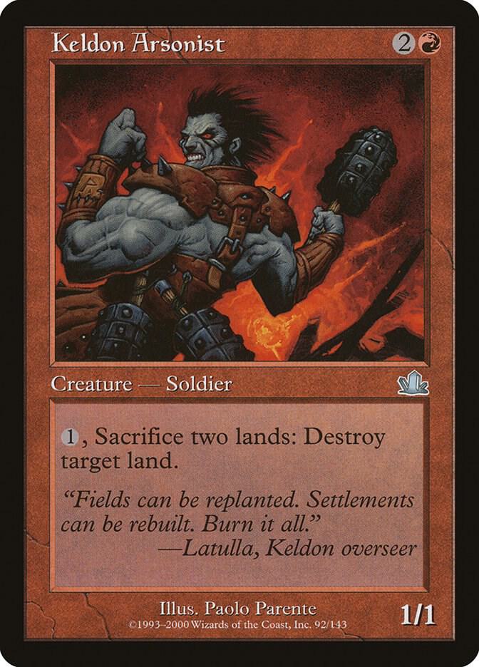 Keldon Arsonist, Prophecy 92