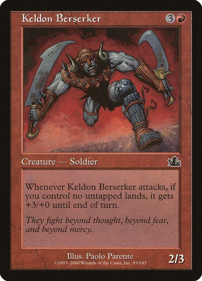 Keldon Berserker, Prophecy 93