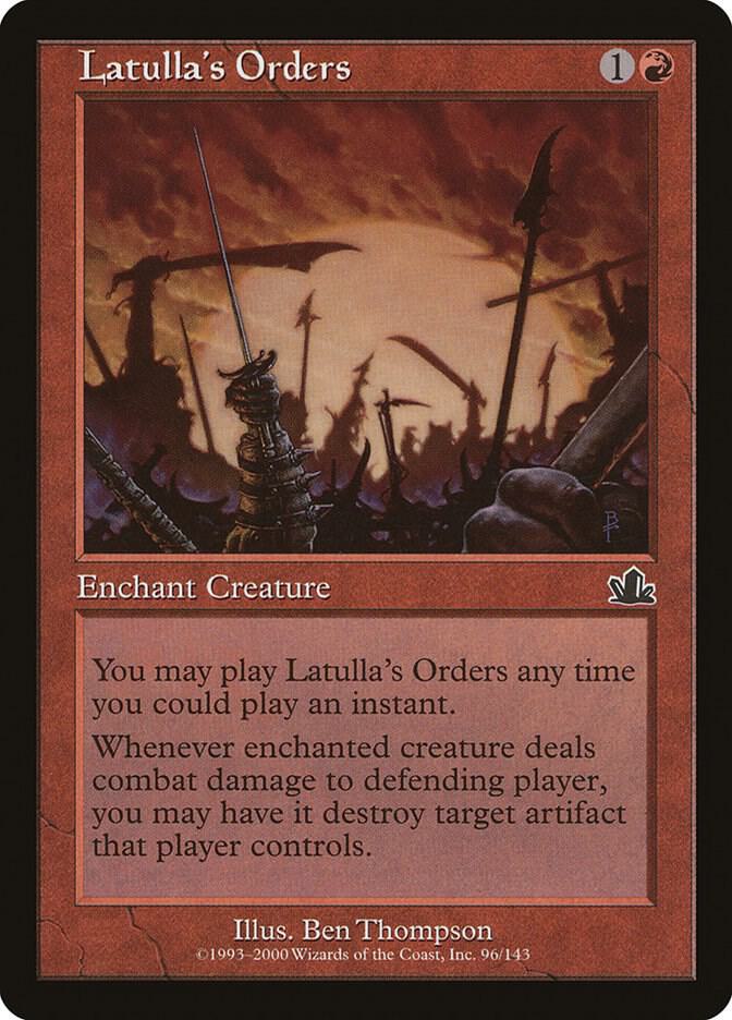 Latulla's Orders, Prophecy 96
