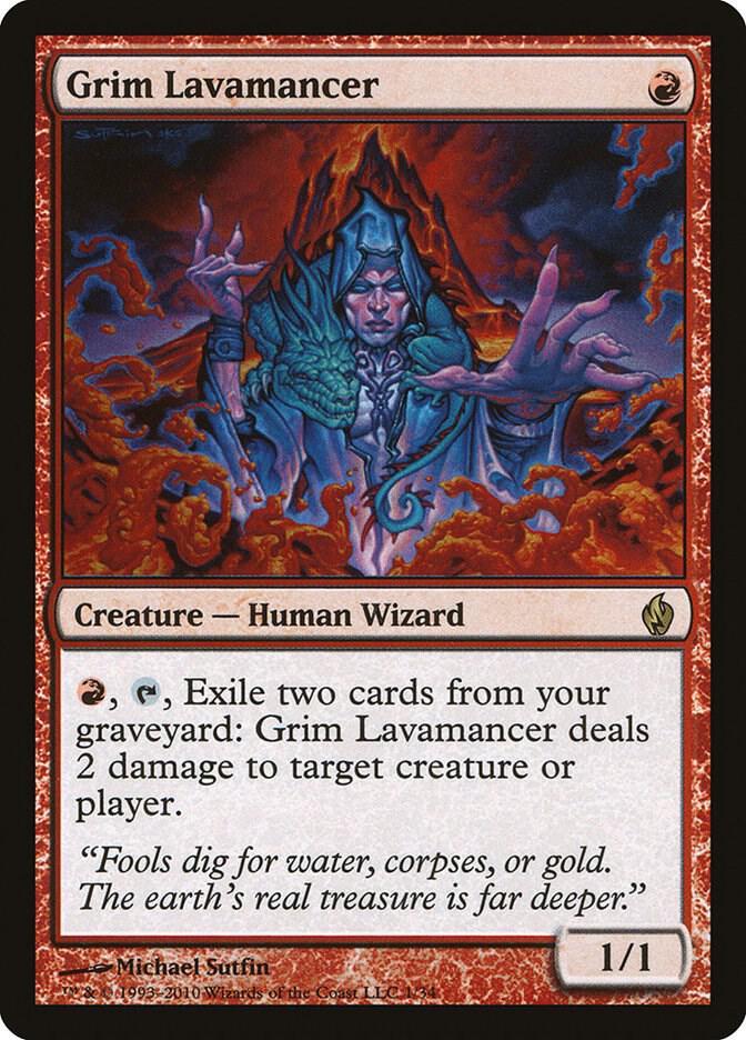 Grim Lavamancer, Premium Deck Series: Fire and Lightning 1