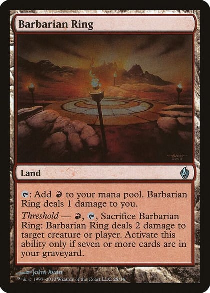 Barbarian Ring, Premium Deck Series: Fire and Lightning 28