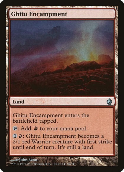 Ghitu Encampment, Premium Deck Series: Fire and Lightning 29