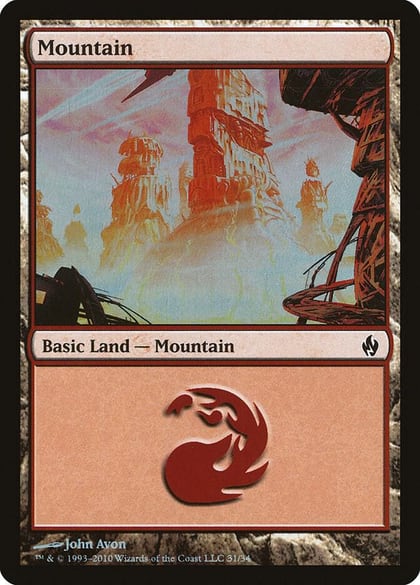 Mountain (31), Premium Deck Series: Fire and Lightning 31