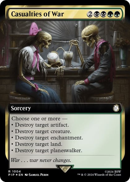 Casualties of War (Extended Art) (Surge Foil), Universes Beyond: Fallout 1004