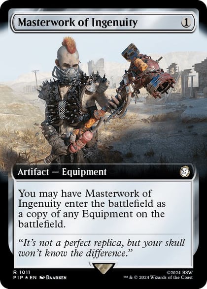 Masterwork of Ingenuity (Extended Art) (Surge Foil), Universes Beyond: Fallout 1011
