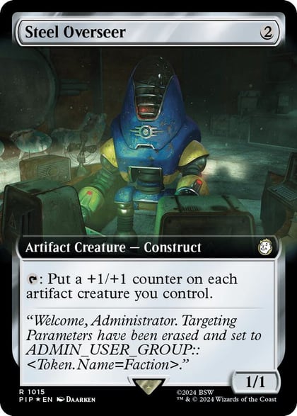 Steel Overseer (Extended Art) (Surge Foil), Universes Beyond: Fallout 1015