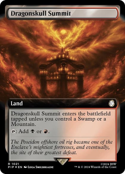 Dragonskull Summit (Extended Art) (Surge Foil), Universes Beyond: Fallout 1021