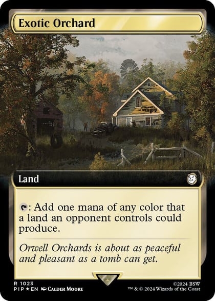 Exotic Orchard (Extended Art) (Surge Foil), Universes Beyond: Fallout 1023