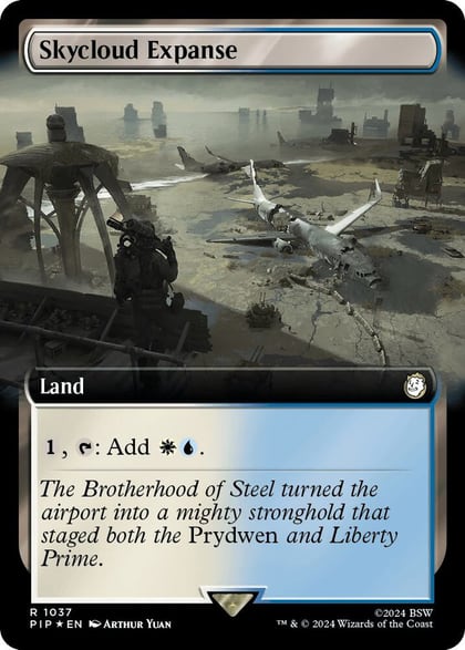Skycloud Expanse (Extended Art) (Surge Foil), Universes Beyond: Fallout 1037