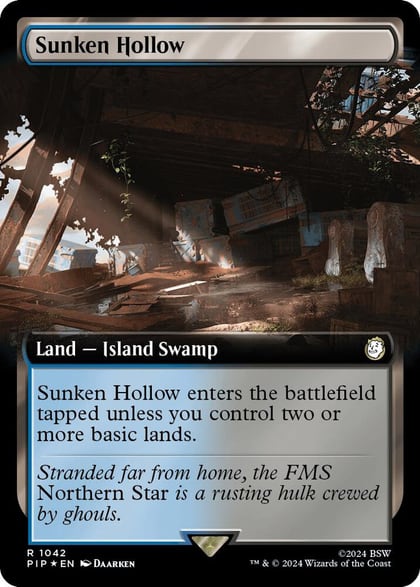 Sunken Hollow (Extended Art) (Surge Foil), Universes Beyond: Fallout 1042
