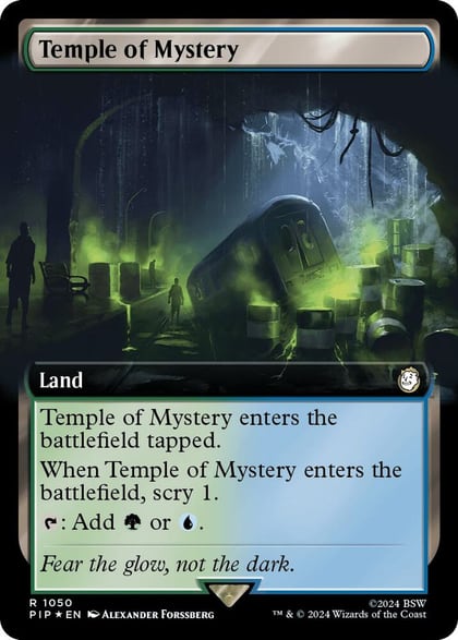 Temple of Mystery (Extended Art) (Surge Foil), Universes Beyond: Fallout 1050