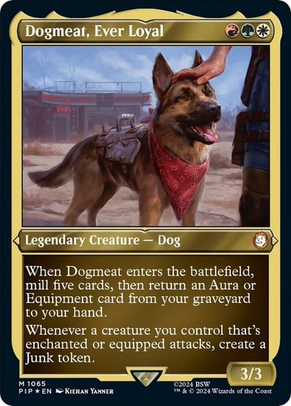 Dogmeat, Ever Loyal (Display Commander) - Thick Stock, Universes Beyond: Fallout 1065