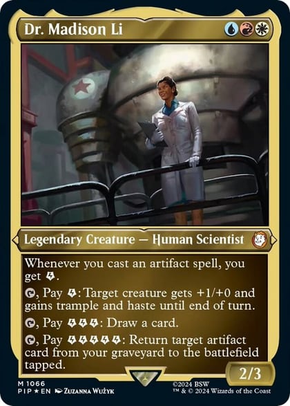Dr. Madison Li (Display Commander) - Thick Stock, Universes Beyond: Fallout 1066