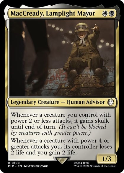 MacCready, Lamplight Mayor, Universes Beyond: Fallout 108