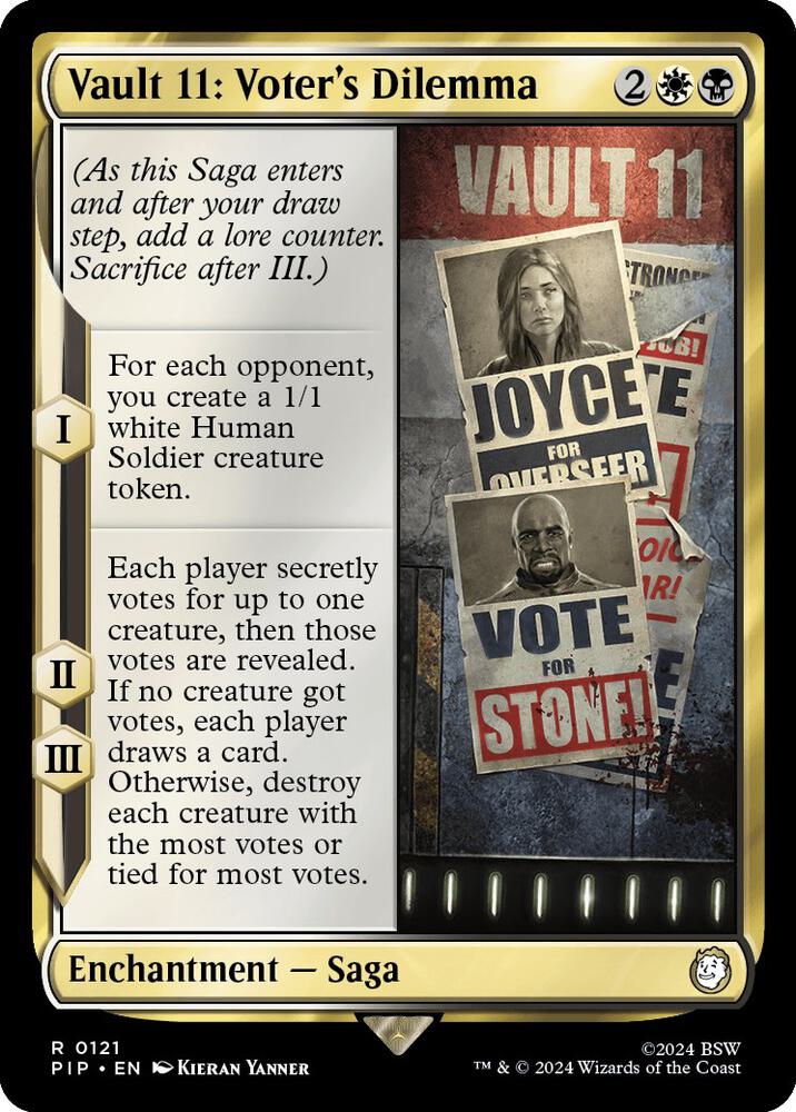 Vault 11: Voter's Dilemma, Universes Beyond: Fallout 121