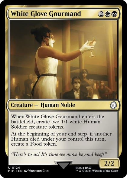 White Glove Gourmand, Universes Beyond: Fallout 124