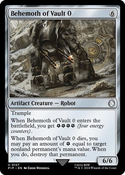 Behemoth of Vault 0, Universes Beyond: Fallout 127