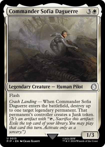Commander Sofia Daguerre, Universes Beyond: Fallout 15